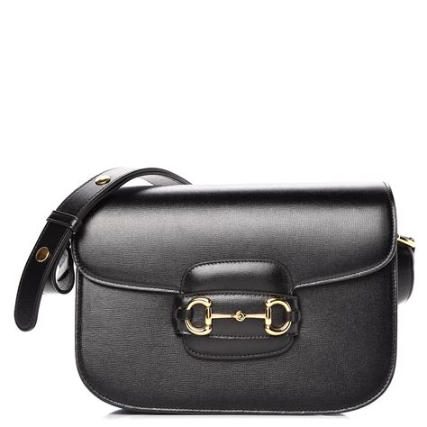 gucci black horseshoe bag|Gucci horsebit shoulder bag review.